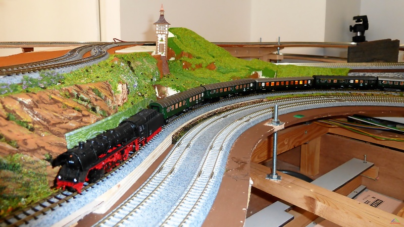 201 Ennschleife.JPG - Die Enntalromantik auf der Strecke an der Ennschleife stellt sich langsam ein